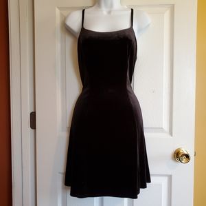Lily Rose black velur dress